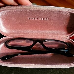 Miumiu eye glass frames